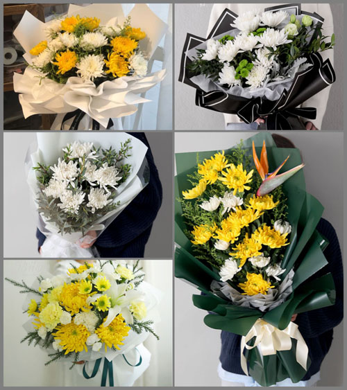 浙江省湖州安吉县溪龙乡白事花束代送